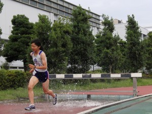 女子3000m障害 順大記録更新 後潟華奈子 2年 順天堂大学陸上競技部