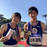 織田　山本　川島　三段跳