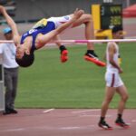 原口　颯太（はらぐち　そうた/スポーツ健康科学科4年）走高跳・主将