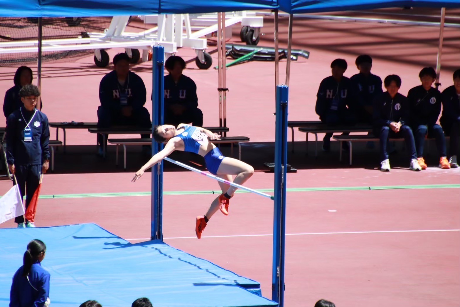 投稿についてもっと詳しく 川邊 美奈（かわべ みな/スポーツ健康科学科4年）走高跳・主将